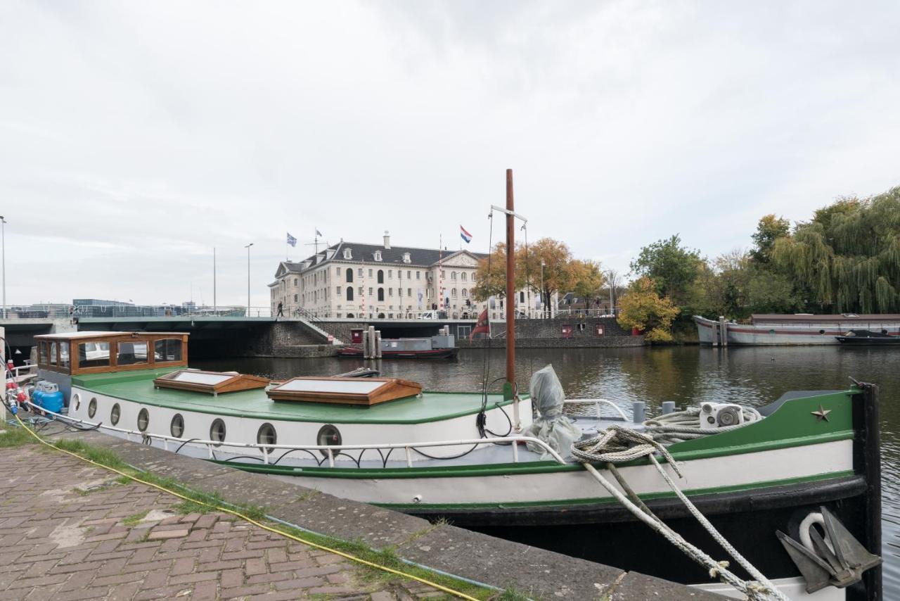 Luxury Historic Boat Amsterdam Hotel Exterior foto